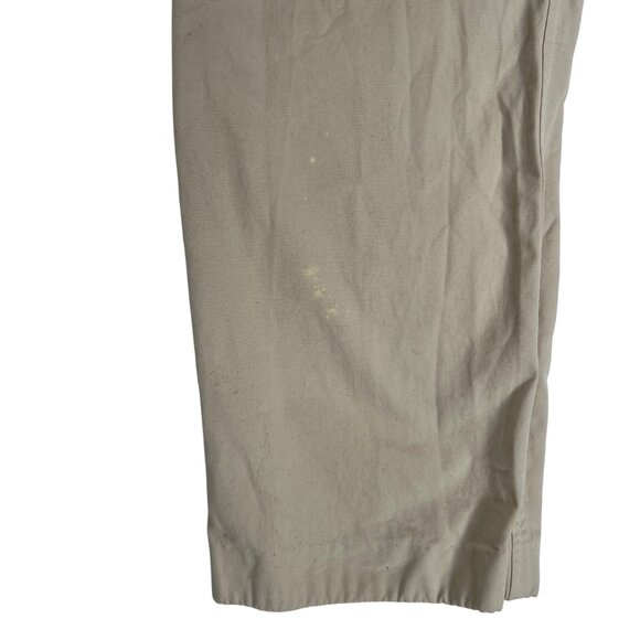 Women's Vintage Y2K Khaki Granola Girl Gorpcore Low Rise Bootcut Chino Pants / 2 - Picture 6 of 8